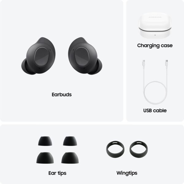 Samsung Galaxy Buds FE True Wireless Bluetooth Earbuds, Comfort and Secure in Ear Fit, Auto Switch Audio, Touch Control, Built-in Voice Assistant, Graphite [US Version, 1Yr Manufacturer Warranty] - Image 8
