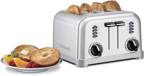Cuisinart 4 Slice Toaster Oven, Brushed Stainless, CPT-180P1 - Image 6