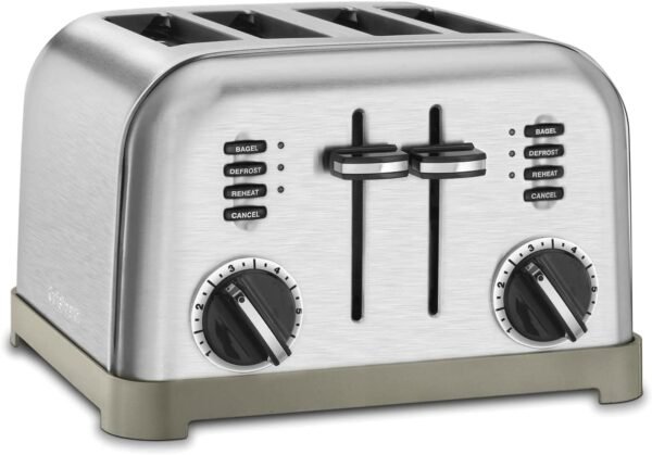 Cuisinart 4 Slice Toaster Oven, Brushed Stainless, CPT-180P1 - Image 7