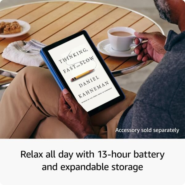 Amazon Fire HD 10 tablet (newest model) built for relaxation, 10.1" vibrant Full HD screen, octa-core processor, 3 GB RAM, 32 GB, Ocean - Image 5