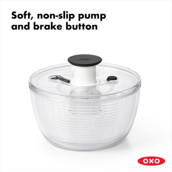 OXO Good Grips Large Salad Spinner - 6.22 Qt., White - Image 3