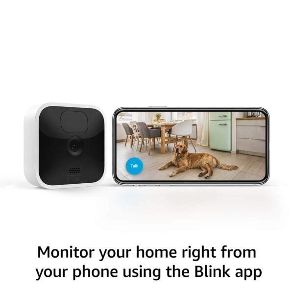 Blink Indoor (newest model), wireless, HD security camera with two-year battery life, motion detection, and two-way audio – 3 camera system - Image 4