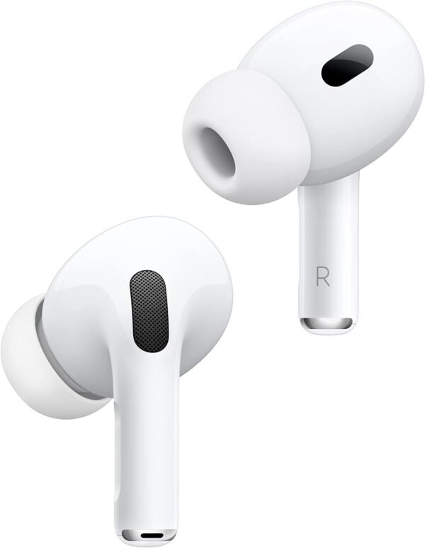Apple AirPods Pro 2 Wireless Earbuds, Active Noise Cancellation, Hearing Aid Feature, Bluetooth Headphones, Transparency, Personalized Spatial Audio, High-Fidelity Sound, H2 Chip, USB-C Charging - Image 3