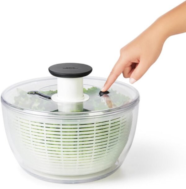 OXO Good Grips Large Salad Spinner - 6.22 Qt., White - Image 6