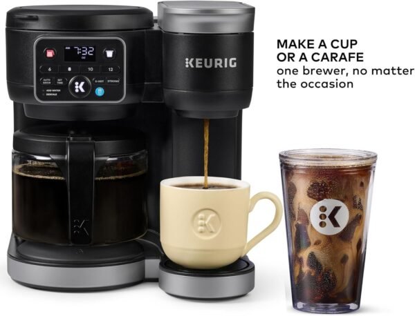 Keurig K-Duo Hot & Iced Single Serve & Carafe Coffee Maker, MultiStream Technology, 72oz Reservoir (Gen 2) - Image 10
