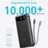 Anker Power Bank, 20,000mAh Portable Charger with Built-in USB-C Cable, 87W Max Fast Charging Battery, 2 USB-C and 1 USB-A, for MacBook, iPhone 16/15/14 Series, Samsung, Switch, and More - Image 6