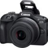 Canon EOS R100 Mirrorless Camera RF-S18-45mm F4.5-6.3 is STM & RF-S55-210mm F5-7.1 is STM Lens Kit, 24.1 Megapixel CMOS (APS-C) Sensor, 4K Video, RF Mount, Black - Image 3