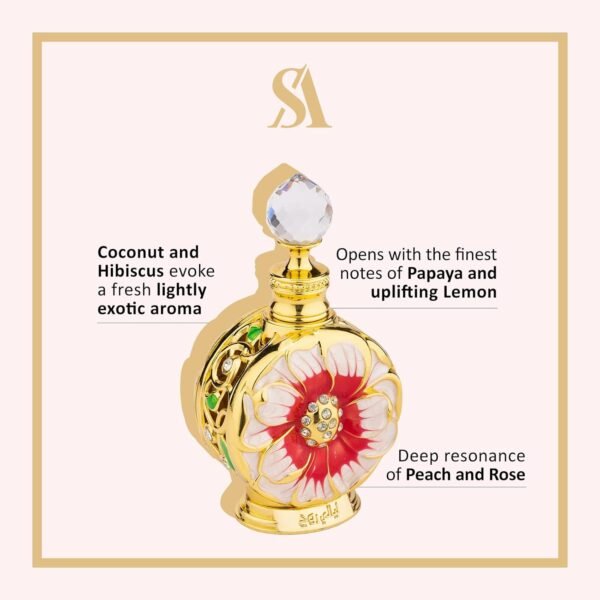 Swiss Arabian Layali Rouge - Luxury Arabian Perfume Oil from Dubai - Long Lasting Arabian Perfume for Women - Exotic, Fruity, Floral, Alcohol Free EDP - 0.5 oz - Image 3
