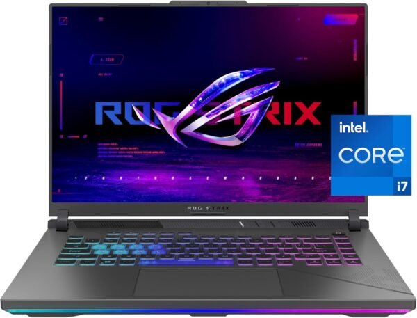 ASUS ROG Strix G16 (2024) Gaming Laptop, 16” 16:10 FHD 165Hz Display, NVIDIA® GeForce RTX™ 4060, Intel Core i7-13650HX, 16GB DDR5, 1TB PCIe Gen4 SSD, Wi-Fi 6E, Windows 11, G614JV-AS74
