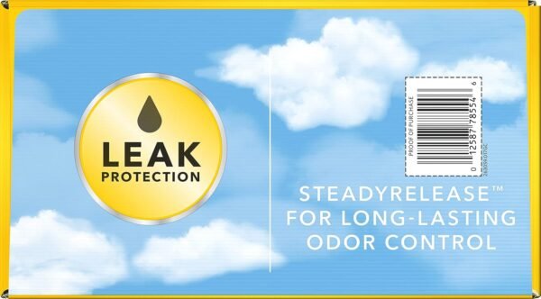Glad Tall Kitchen Drawstring Trash Bags - Odorshield 13 Gallon White Trash Bag, Febreze Fresh Clean, 110 Count - Image 2
