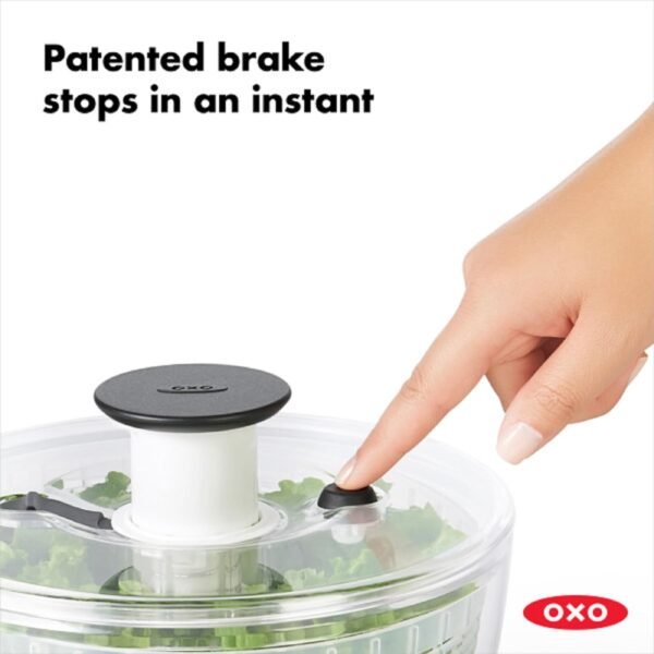 OXO Good Grips Large Salad Spinner - 6.22 Qt., White - Image 11