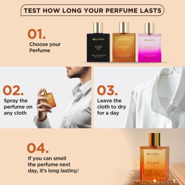 Honey Oud Eau de Parfum (3.4 fl. oz.) | Patchouli, Vanilla, Bergamot, Floral & Spicy + Made with Clean & Vegan Essentials Oils + Cruelty Free | Long-Lasting Unisex Fragrance - Image 6