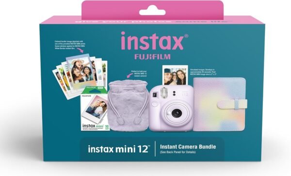 Fujifilm INSTAX Mini 12 Purple Holiday Bundle 2024 - Image 2