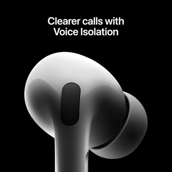 Apple AirPods Pro 2 Wireless Earbuds, Active Noise Cancellation, Hearing Aid Feature, Bluetooth Headphones, Transparency, Personalized Spatial Audio, High-Fidelity Sound, H2 Chip, USB-C Charging - Image 5