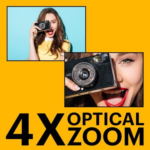 KODAK PIXPRO Friendly Zoom FZ45-RD 16MP Digital Camera with 4X Optical Zoom 27mm Wide Angle and 2.7" LCD Screen (Red) - Image 6