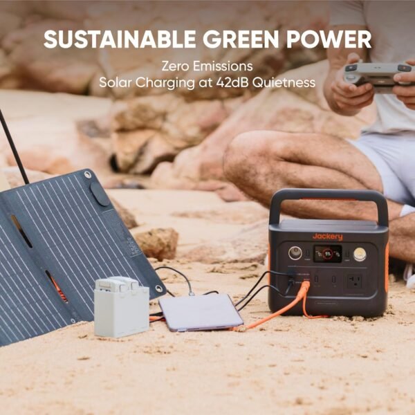 Jackery Explorer 240 v2 Portable Power Station 2024 New Version, 256Wh LiFePO4 Battery with 300W AC/100W USB-C Output, 1Hr Fast Charging, Versatile Scenarios-Outdoor/Camping/RV/Travel/Emergency Backup - Image 8