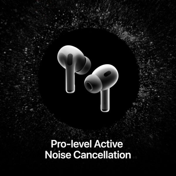 Apple AirPods Pro 2 Wireless Earbuds, Active Noise Cancellation, Hearing Aid Feature, Bluetooth Headphones, Transparency, Personalized Spatial Audio, High-Fidelity Sound, H2 Chip, USB-C Charging - Image 6