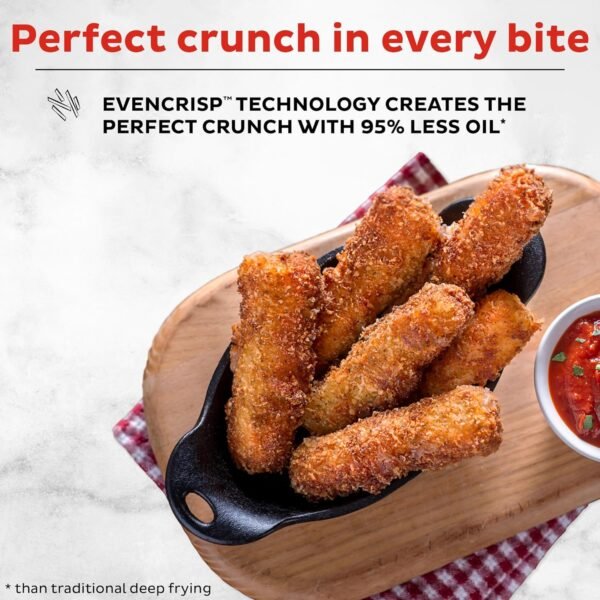Instant 140-3000-01 Vortex Plus Quart 7-in-1 Multi-Use Air Fryer, 10QT, Silver,Black - Image 4