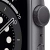 Apple Watch Series 6 (GPS, 44mm) - Space Gray Aluminum Case with Black Sport Band (Renewed) - Image 3