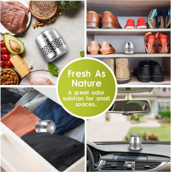 Refrigerator Deodorizer,Lasts for 10 Years,Refrigerator Odor Eliminator,Fridge Deodorizer,More Effective Than Baking Soda Bamboo Air Purifying Bags - Image 7