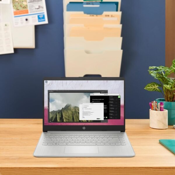 HP 14 inch Laptop, HD Display, 12th Generation Intel Core i3-1215U, 8 GB RAM, 256 GB SSD, Intel UHD Graphics, Windows 11 Home in S Mode, 14-dq5009nr (2024) - Image 7