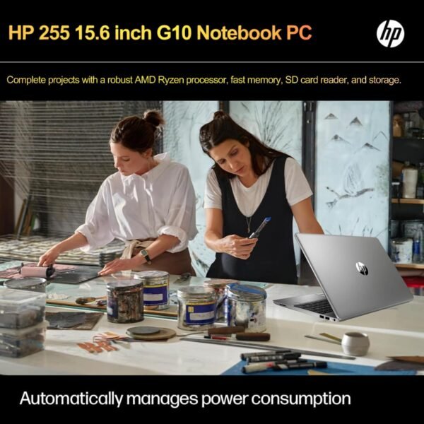 HP Newest 255 G10 Laptop for Home or Work, 16GB RAM, 1TB SSD, 15.6" Full HD, Ryzen 3 7330U (Beat Intel i5-1135G7), Ethernet Port, HDMI, USB-C, Windows 11 Pro, Business and Fun Ready (2024) - Image 8