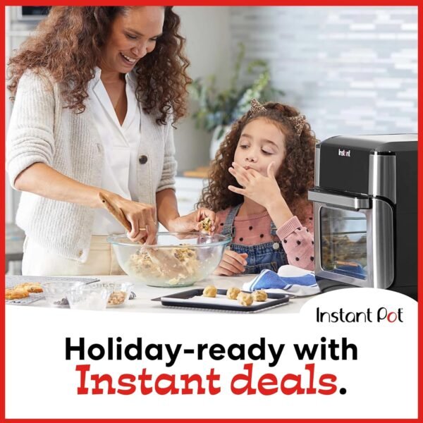 Instant 140-3000-01 Vortex Plus Quart 7-in-1 Multi-Use Air Fryer, 10QT, Silver,Black - Image 5