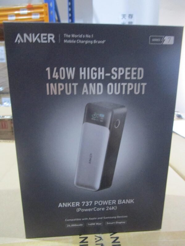 Anker 737 Power Bank, 24,000mAh 3-Port Laptop Portable Charger with 140W Output, Smart Digital Display, Compatible with iPhone 16/15/14/13 Series, Vision Pro, Samsung, MacBook, Dell, AirPods, and More - Image 6