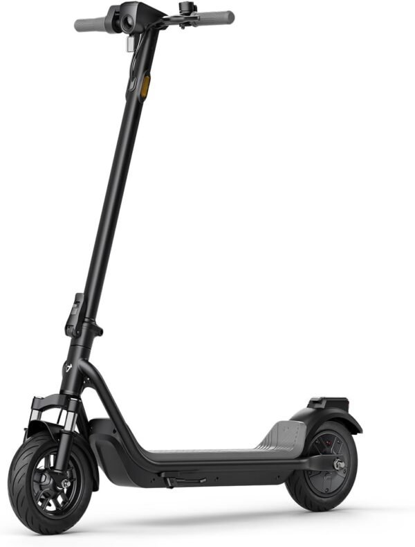 NIU Electric Scooter for Adults Basic and Upgraded Versdion- Front Suspension, 600W Max Power, 18 Miles Range, Max Speed 17.4MPH Dual Brakes, Easy Folding Portable Commuting Escooter, UL Certified - Image 2