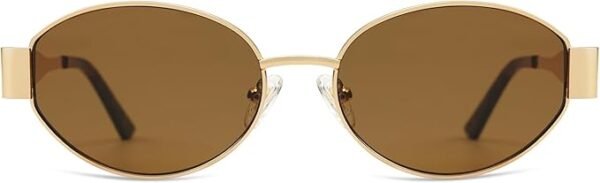 SOJOS Retro Oval Sunglasses for Women Trendy Sun Glasses Classic Shades UV400 Protection SJ1217 - Image 6