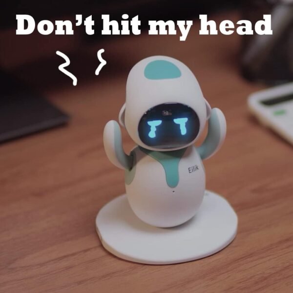 Eilik - Cute Robot Pets Toys with Abundant Emotions, Your Perfect Interactive Companion at Home or Workspace, Unique for Girls & Boys. - Image 3