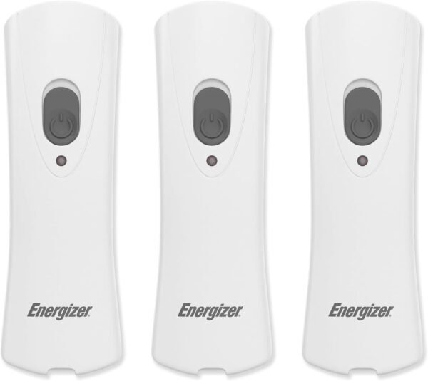 Energizer Weatheready Rechargeable Compact Handheld Light, Plug-in Rechargeable LED Light, Automatic Turn-On Emergency Flashlight, Built-in Rechargeable Battery Included, 3 Count - Image 2