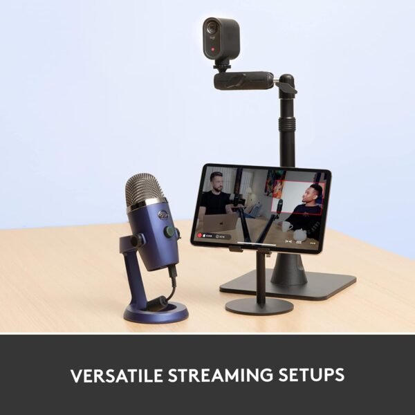 Logitech for Creators Mevo Start, Wireless Live Streaming Camera, 1080p HD Video Quality, Intelligent App Control, Stream via LTE or Wi-Fi - Black - Image 9