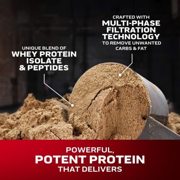 Muscletech Whey Protein Powder (Milk Chocolate, 4 Pound) - Nitro-Tech Muscle Building Formula with Whey Protein Isolate & Peptides - 30g of Protein, 3g of Creatine & 6.6g of BCAA - Image 2