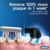 Oral-B iO Deep Clean Rechargeable Electric Powered Toothbrush, Black with iO Series 3 Limited, 2 Brush Heads and Travel Case - Pressure Sensor to Protect Gums - 3 Cleaning Settings - 2 Minute Timer - Image 5
