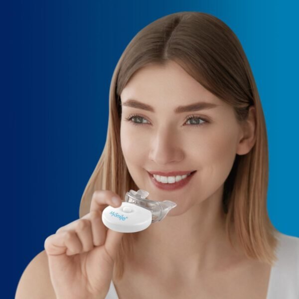 MySmile Teeth Whitening Light with Mouth Trays- 5LED Powerful Accelerator Light Integrated with Smart Timer and Long Lasting Batteries(Teeth Whitening Gel Not Included) - Image 6