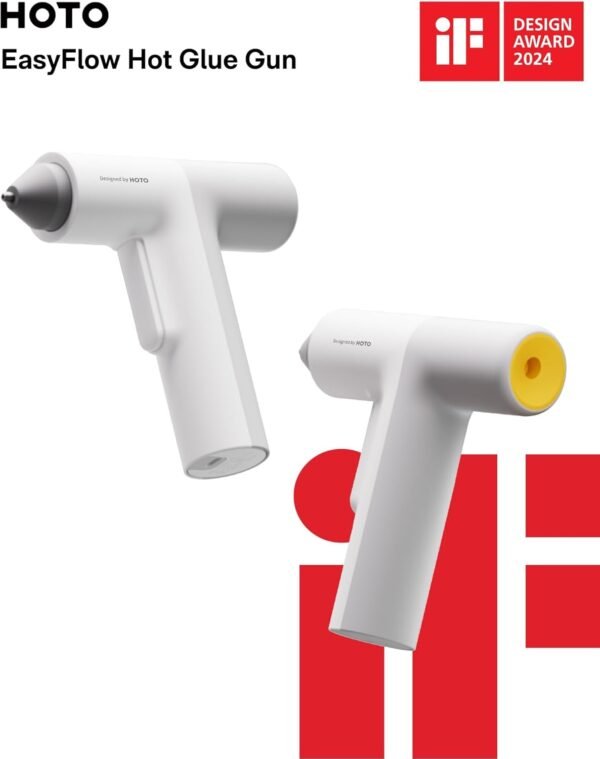 HOTO Glue Gun, Easyflow Hot Glue Gun with 40 Glue Sticks, Auto Dispensing, Fast Preheating Mini Hot Glue Gun without Charging Cable, Cordless and Rechargeable, Kids DIY School Craft Quick Home Repairs - Image 4