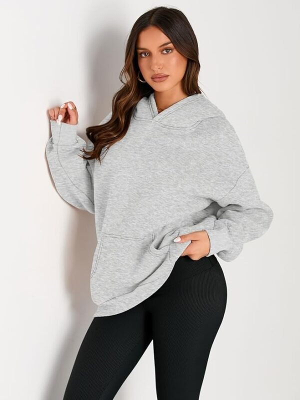 EFAN Womens Hoodies Oversized Sweatshirts Pullover Fleece Sweaters Long Sleeve Winter Fall Outfits Fashion Y2k Clothes - Image 2