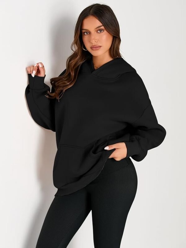 Trendy Queen Womens Oversized Hoodies Fleece Sweatshirts Long Sleeve Sweaters Pullover Fall Outfits Winter Clothes - Image 4
