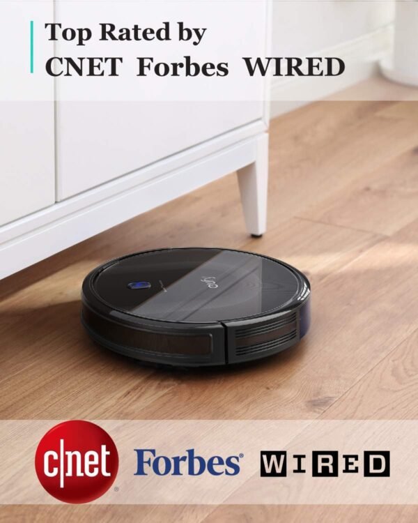 eufy Robot vacuum 11S MAX, Super Thin, Easy to use, Quiet, Self-Charging Robotic Vacuum Cleaner, Cleans Hard Floors to Medium-Pile Carpets, Black - Image 5
