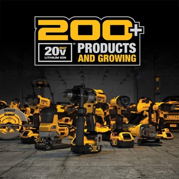 DEWALT 20V MAX LED Work Light, Rechargeable Flashlight, Pivoting Head, Bare Tool Only (DCL050) - Image 3