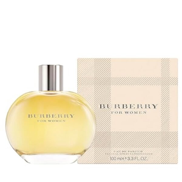BURBERRY Classic Eau de Parfum – Ambery Women's Perfume – With Notes of Green Apple, Sandalwood & Vanilla – Luxury Perfumes for Women – Long Lasting Fragrance - Image 2