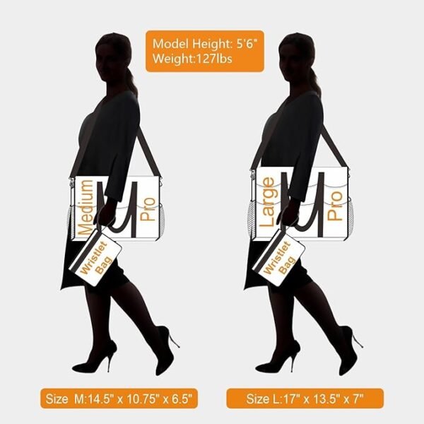 TOPDesign Utility Water Resistant Tote Bag with 22 Exterior & Interior Pockets, Top Zipper Closure & Thick Bottom Support - Image 2