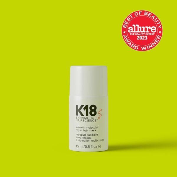 K18 Leave-In Molecular Hair Mask, Repairs Dry or Damaged Hair, Reverse Hair Damage from Bleach, Color, Chemical Services & Heat - Image 3