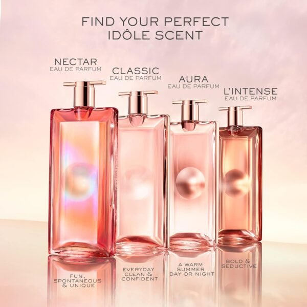 Lancôme Idôle Eau de Parfum - Long Lasting Fragrance with Notes of Bergamont, Jasmine & Vanilla - Fresh & Floral Women's Perfume - Image 2