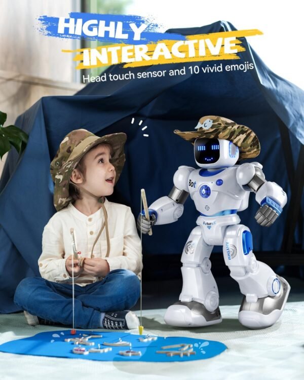 Ruko 1088 Smart Robots for Kids, Large Programmable Interactive RC Robot with Voice Control, APP Control, Present for 4 5 6 7 8 9 Years Old Kids Boys and Girls - Image 9