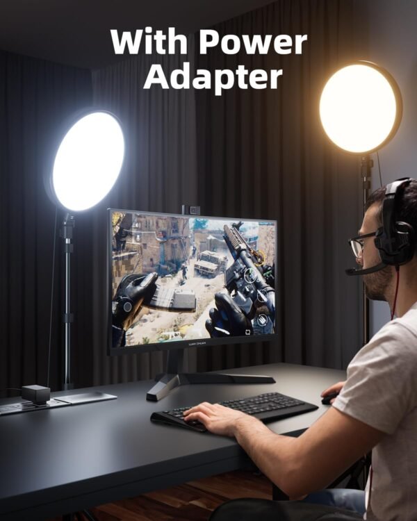 Weilisi Large Ring Light with 72" Tripod Stand, 6500K Full-Screen Selfie Ring Light for Live Stream, YouTube, TikTok, Video Recording, Photography, Ring Light Tripod for iPhone/Phone with Remote - Image 8