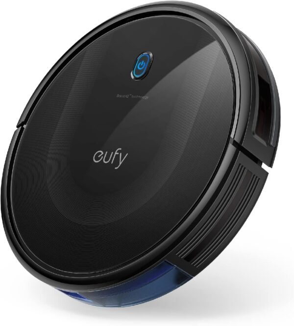 eufy Robot vacuum 11S MAX, Super Thin, Easy to use, Quiet, Self-Charging Robotic Vacuum Cleaner, Cleans Hard Floors to Medium-Pile Carpets, Black