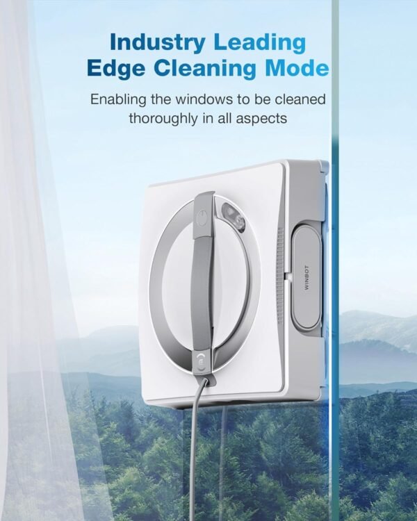 ECOVACS Winbot W2 Omni Portable Window Cleaning Robot, Intelligent Cleaning with Three-Nozzle Wide-Angle Spray Technology, Win SLAM 4.0 Path Planning, Deep Edge Cleaning, 5500Pa Suction Power - Image 2