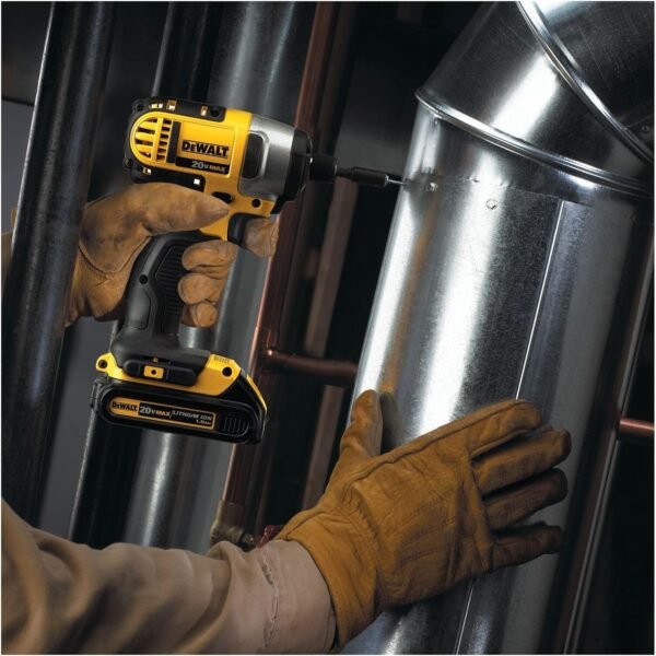 DEWALT 20V MAX Cordless Drill and Impact Driver, Power Tool Combo Kit with 2 Batteries and Charger (DCK240C2) - Image 12